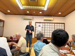 同志社校友会熊本県支部2024年暑気払いのようす-6