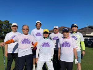 令和7年関関同立ゴルフコンペに参加した同志社校友会熊本県支部メンバー